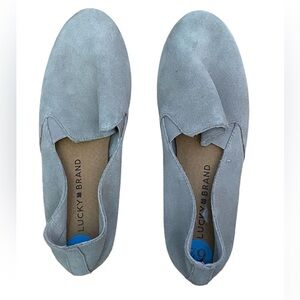 Lucky Brand Gray Slip-On Loafers